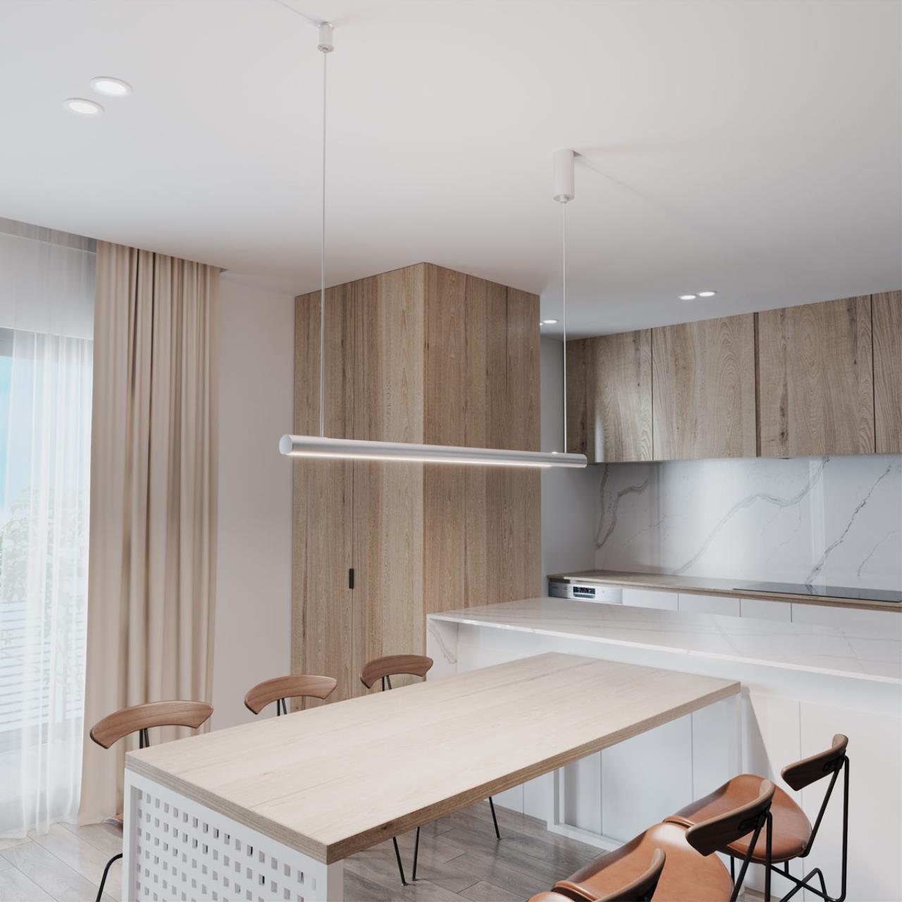 Светильник подвесной светодиодный диммируемый со сменой цветовой температуры (управление сенсор) Novotech 359306