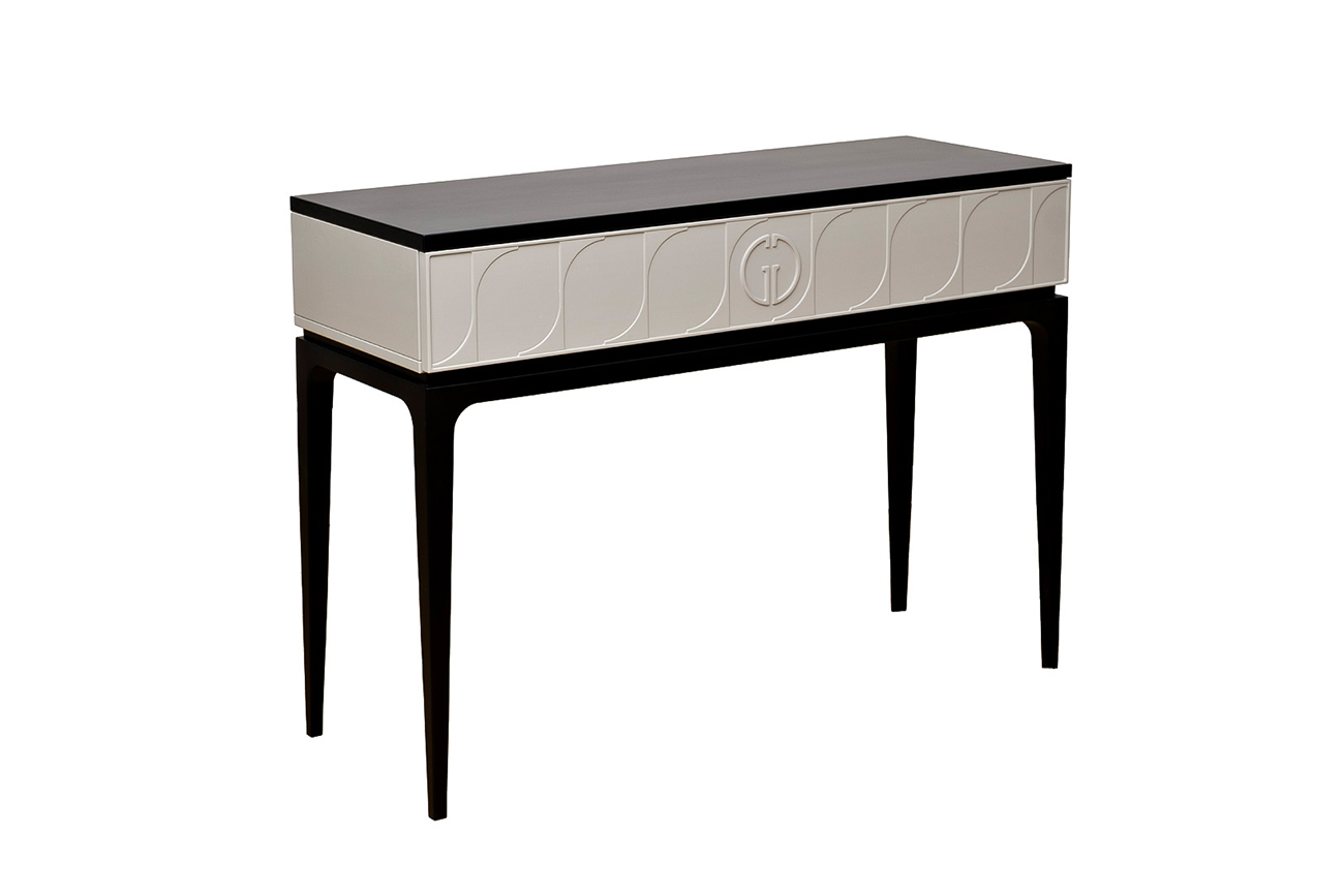 Консоль Spinola черно-серая Garda Decor GD-00001