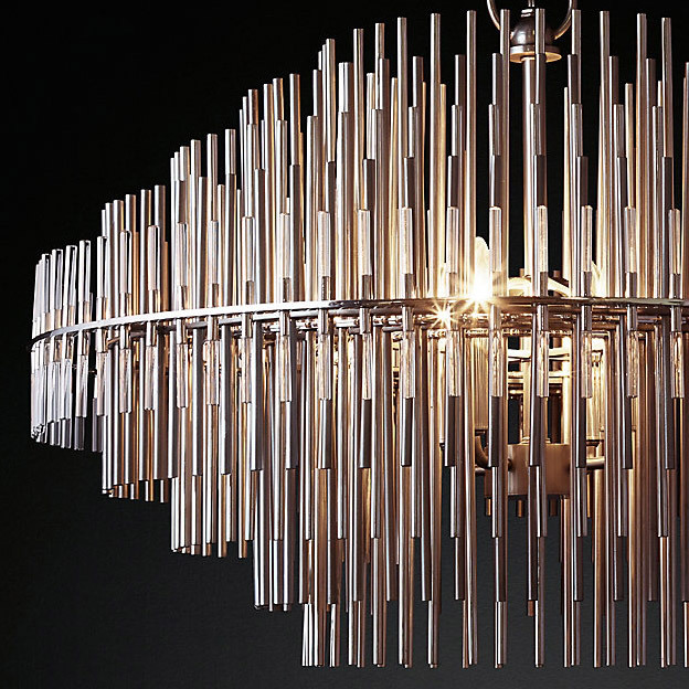 Люстра Restoration Hardware Emile Round 24" Burnished Brass