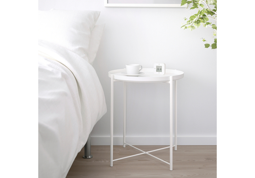Журнальный стол Woodville Tray 1 white 15395