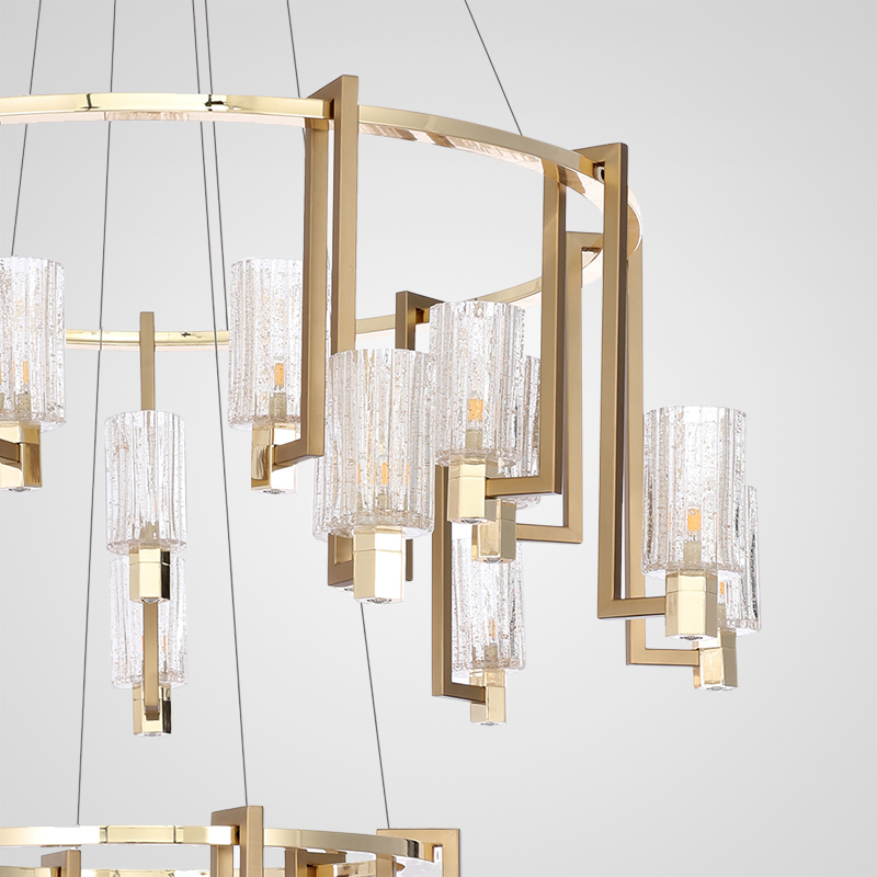 Подвесная кольцевая люстра KRISTEL D110 18 lamps by ImperiumLoft