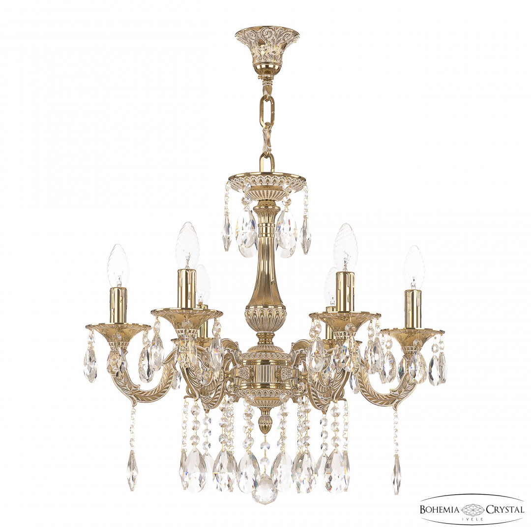 Люстра бронзовая 73122/6/175 A GW Bohemia Ivele Crystal