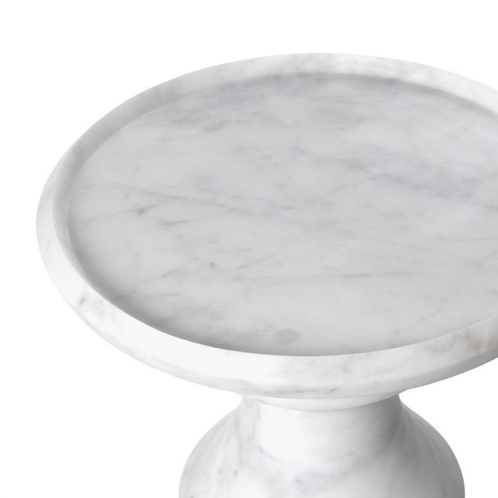 Приставной столик Eichholtz Melody marble white 114293