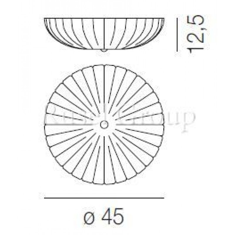 Потолочный светильник Vistosi RIGA PL 45