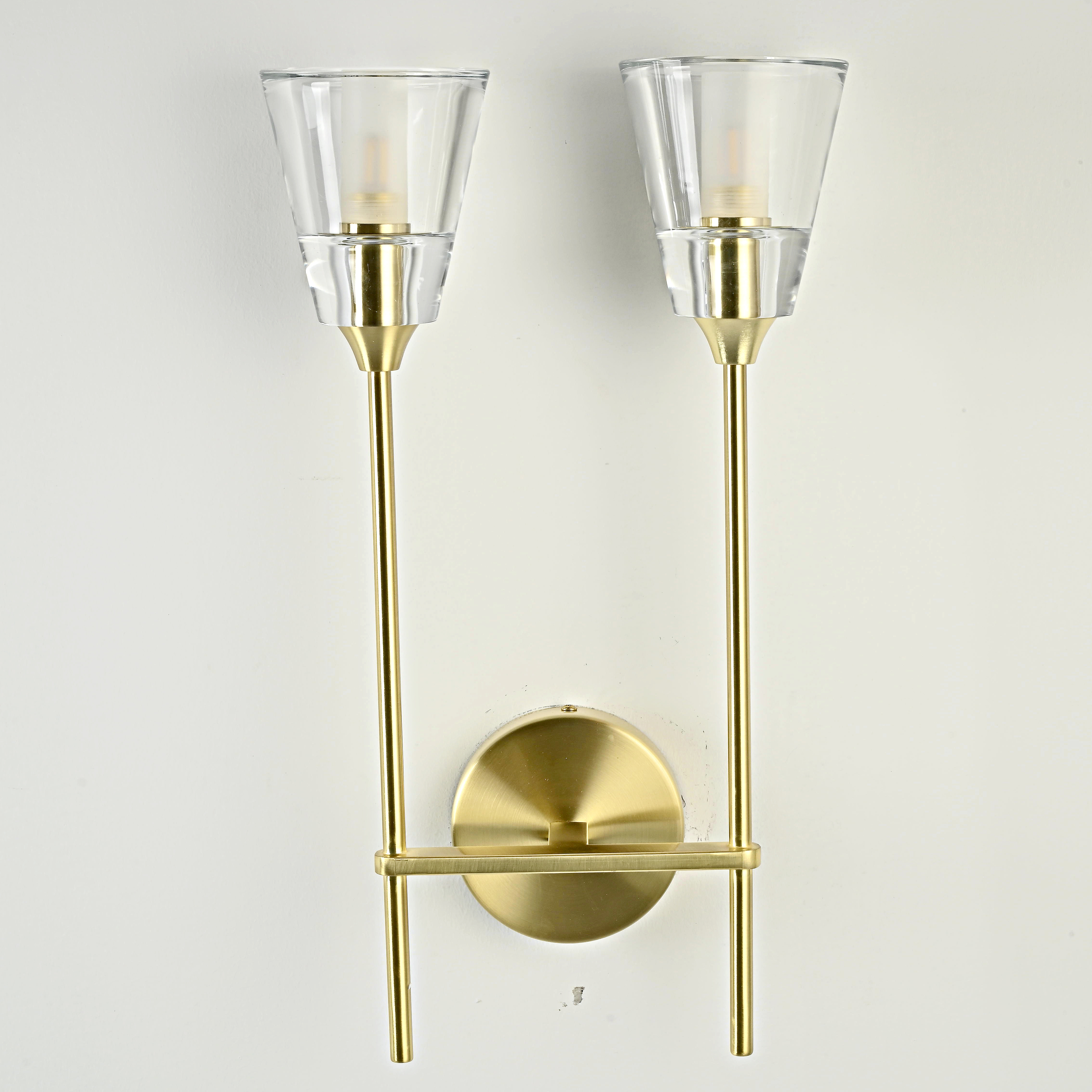 Бра Rh Torche De Verre Double Wall Lamp By Imperiumloft