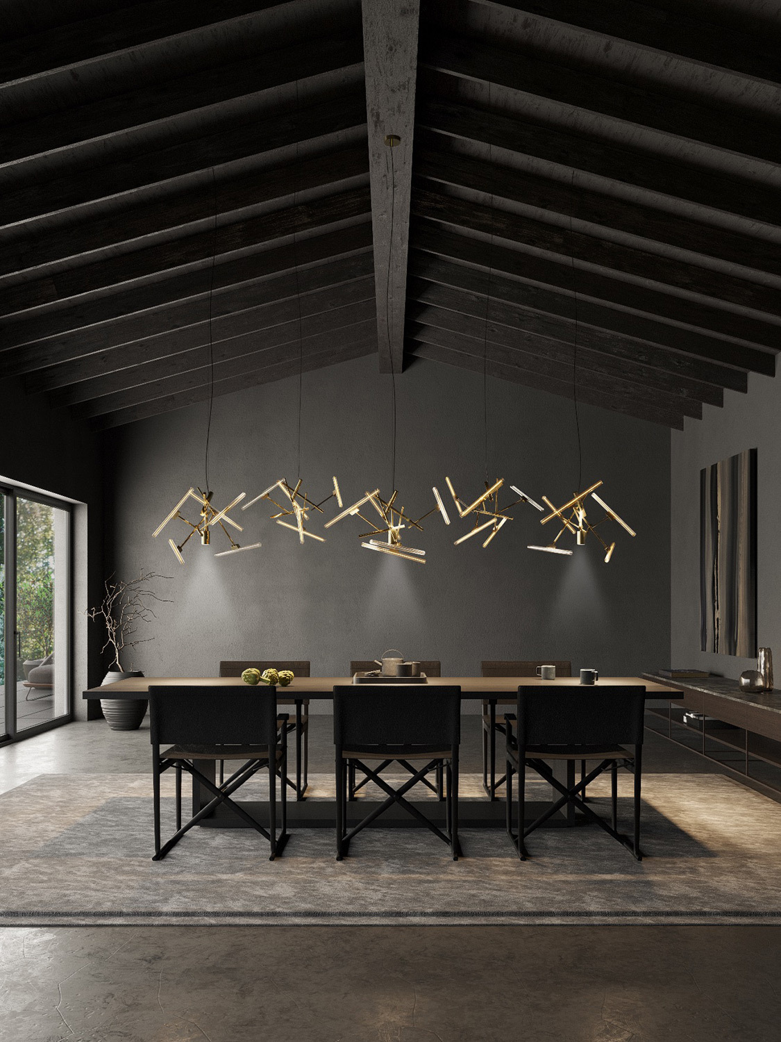 Люстра Brand Van Egmond Linea Element Black