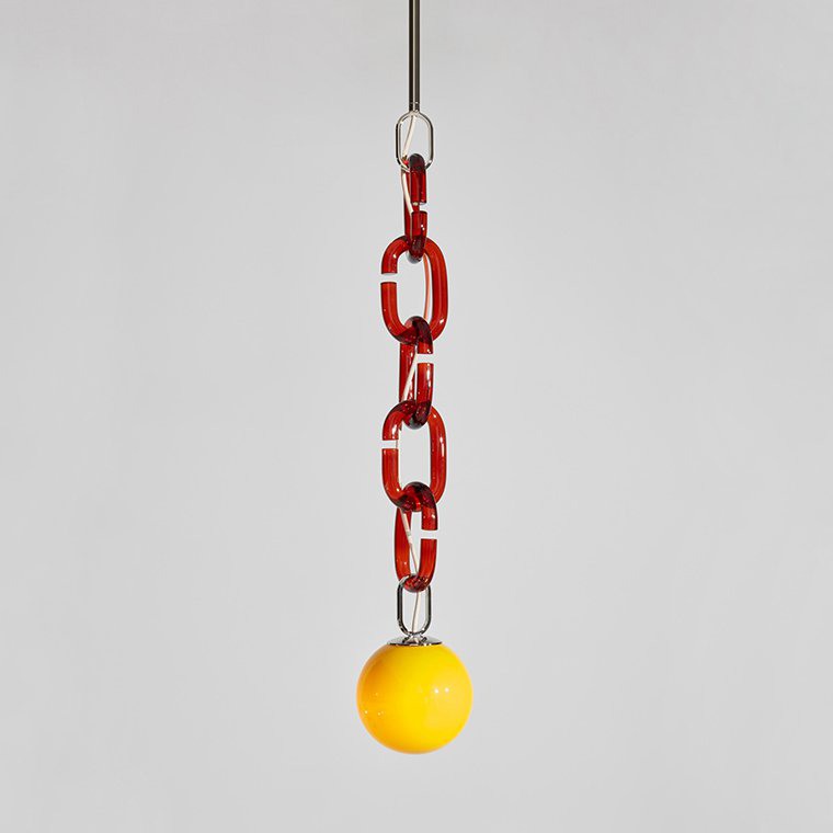 Подвесной светильник CHAIN КРАСНЫЙ by ImperiumLoft