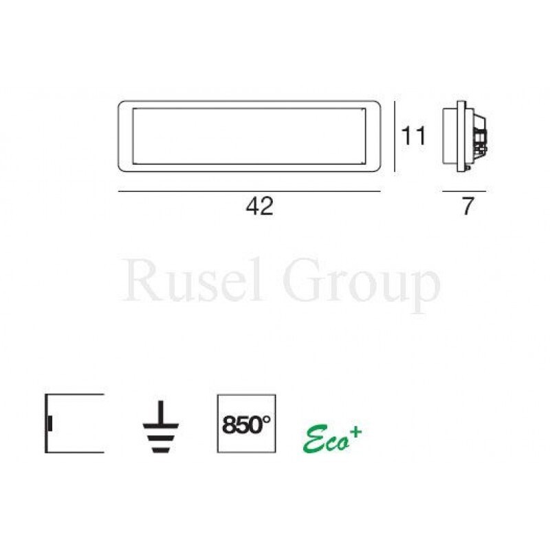 Настенный светильник Linea Light Solido 90262