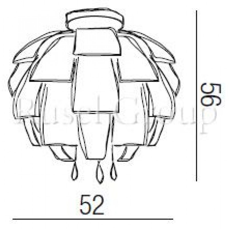 Потолочный светильник Kolarz GAIA 1096/PL