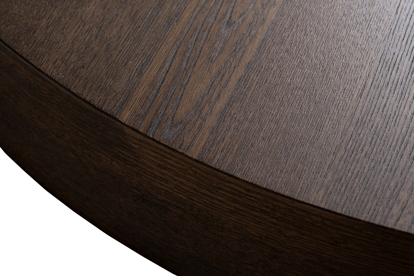 Стол журнальный круглый темный шпон Garda Decor KFG204