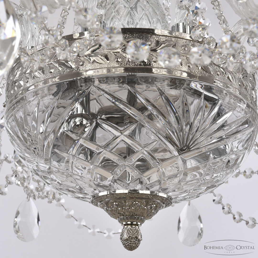 Люстра хрустальная 1451/8/160/250 Ni Bohemia Ivele Crystal