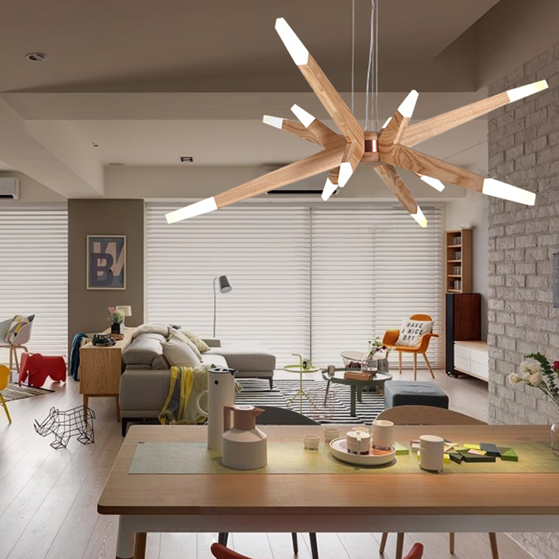 Лучеобразная люстра Flashwood by ImperiumLoft