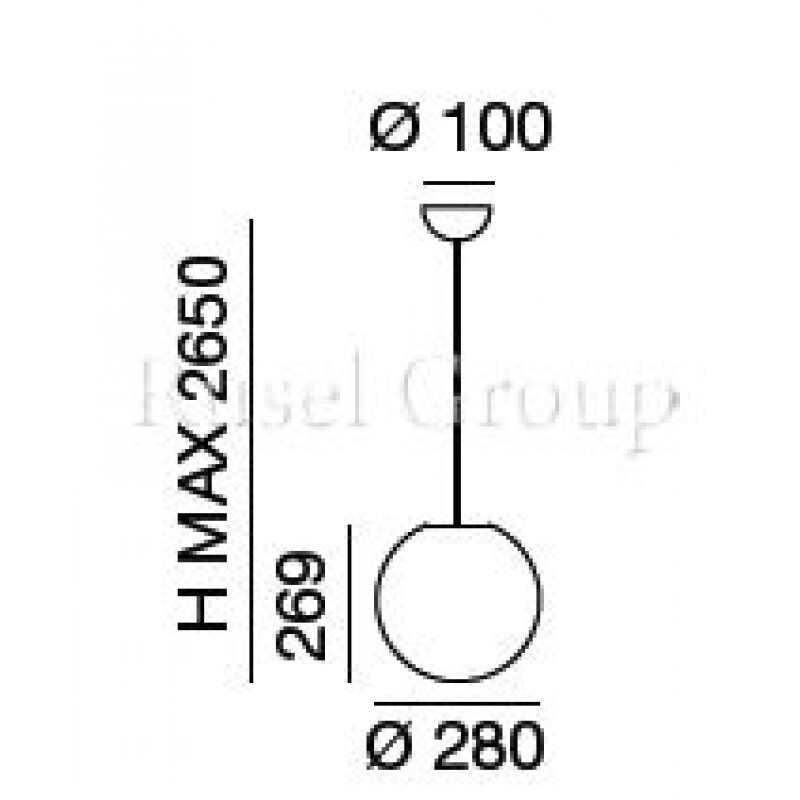 Подвесной светильник Linea Light Oh! 10101