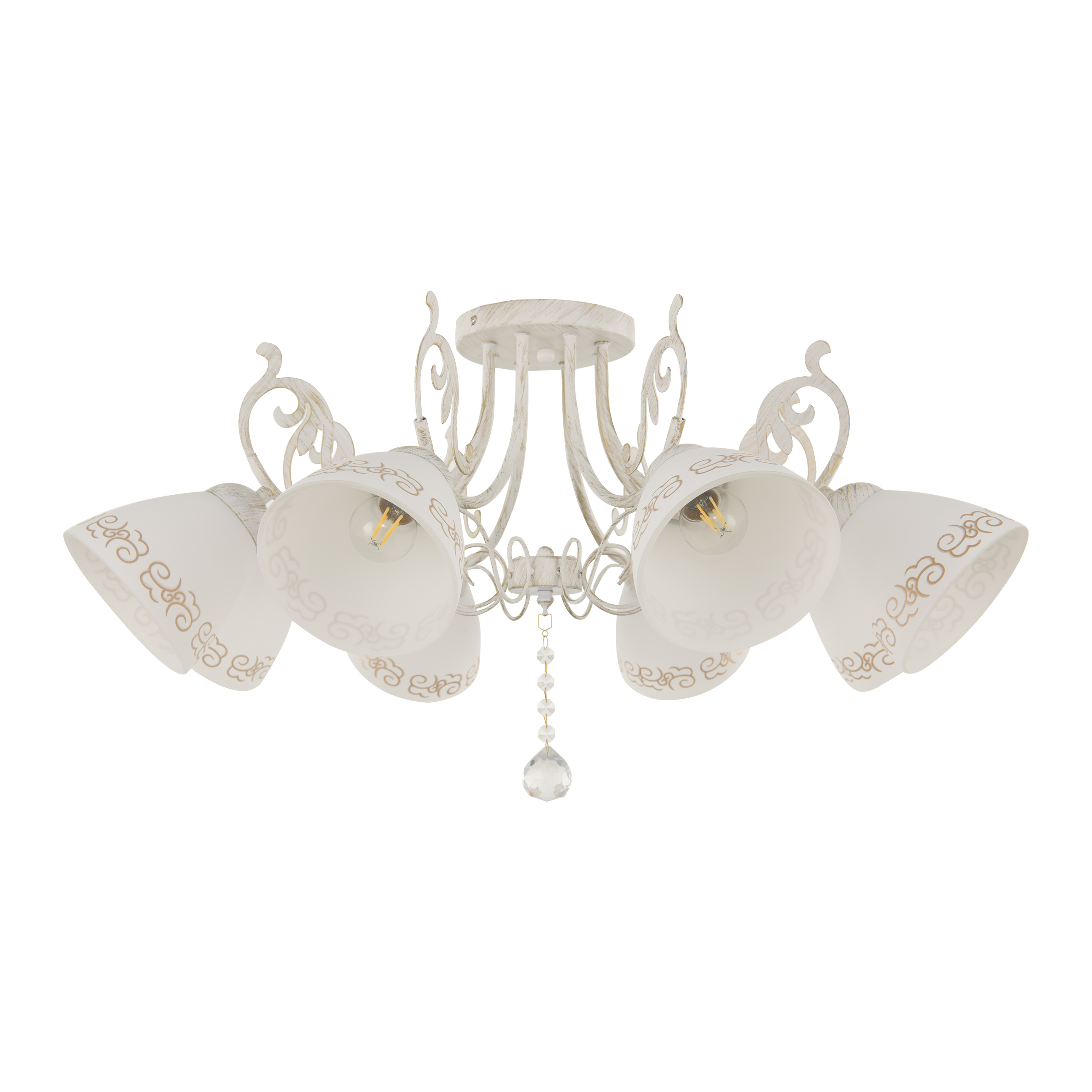 Люстра с плафонами 341900/8 WT+G Arte Milano