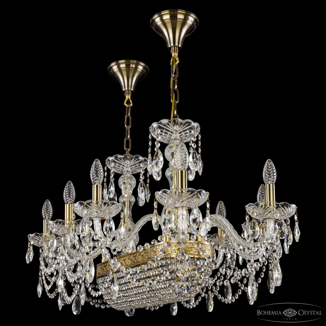Люстра хрустальная 1453/10/195/600 FP Bohemia Ivele Crystal