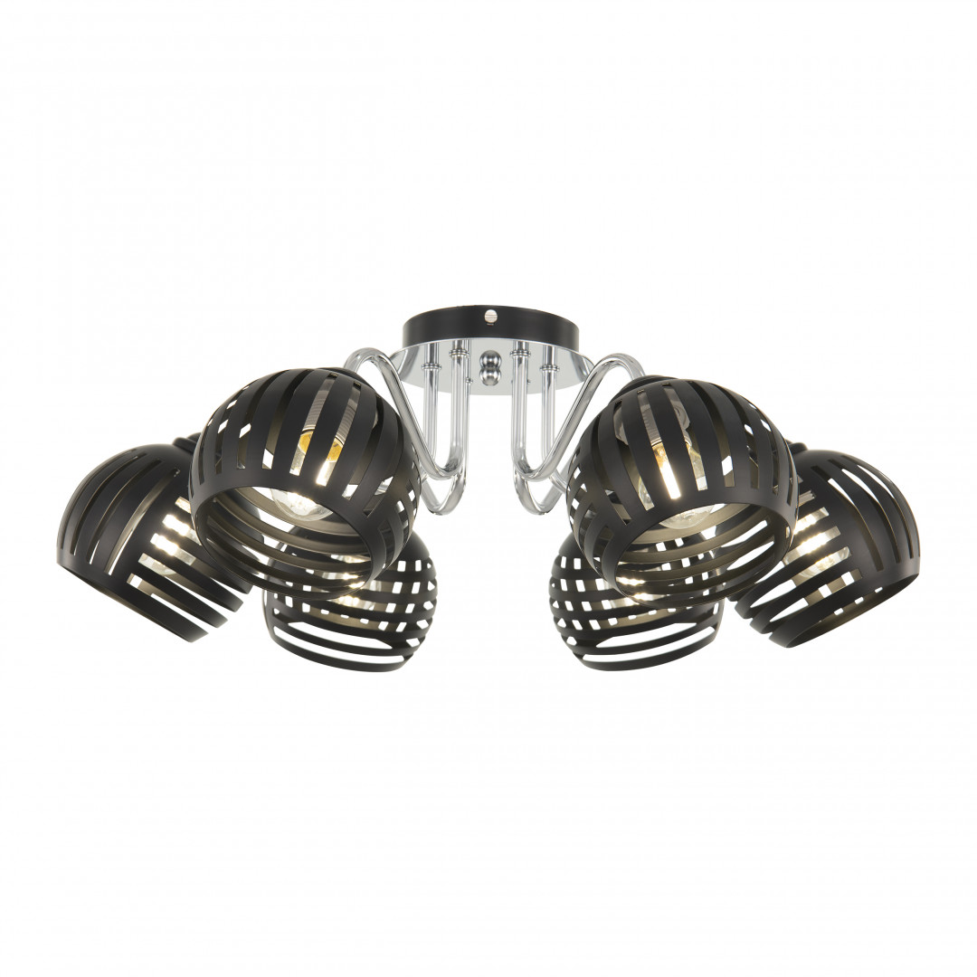 Люстра с плафонами 325107/6 BK.CR Arte Milano