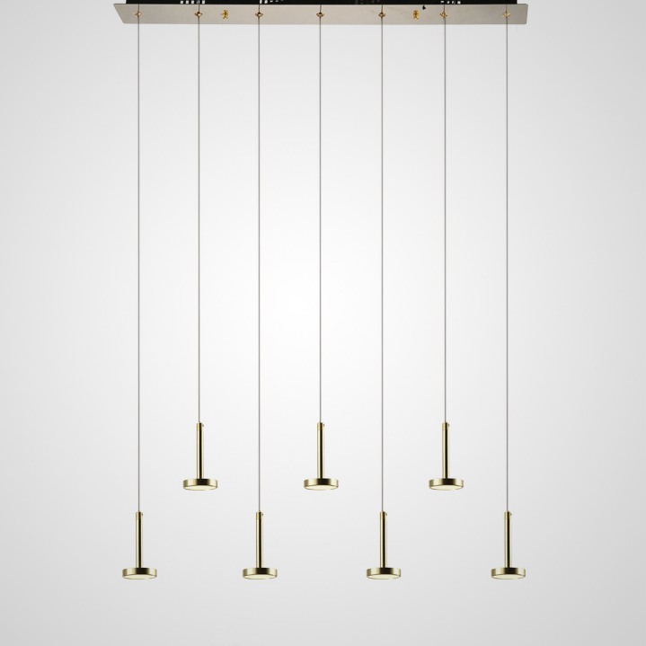 Подвесной светильник PIN 7 планка by ImperiumLoft