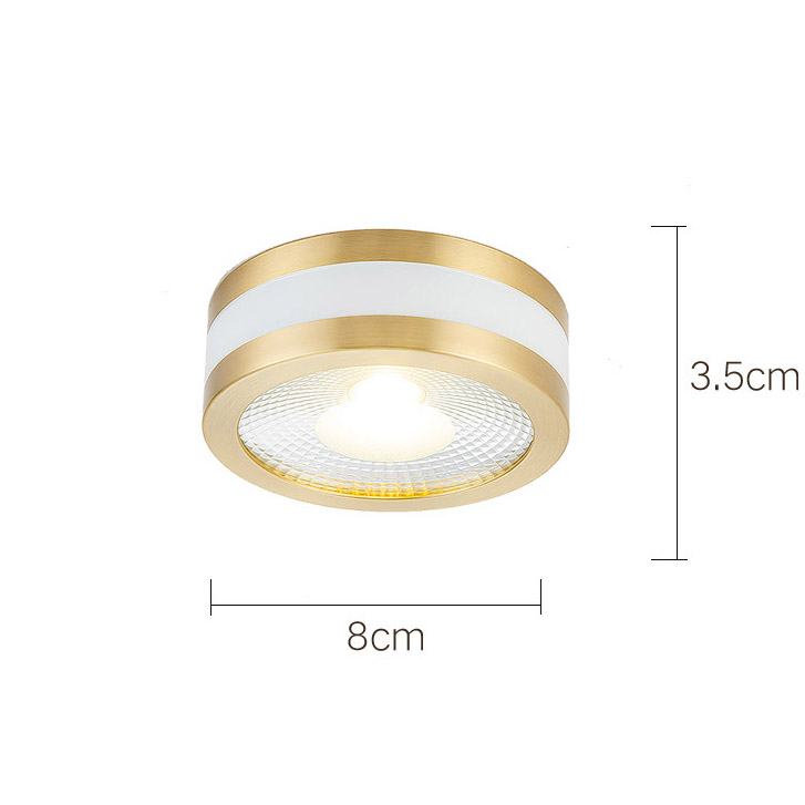 Точечный светильник MEUD D8 Black Brass 9W by ImperiumLoft