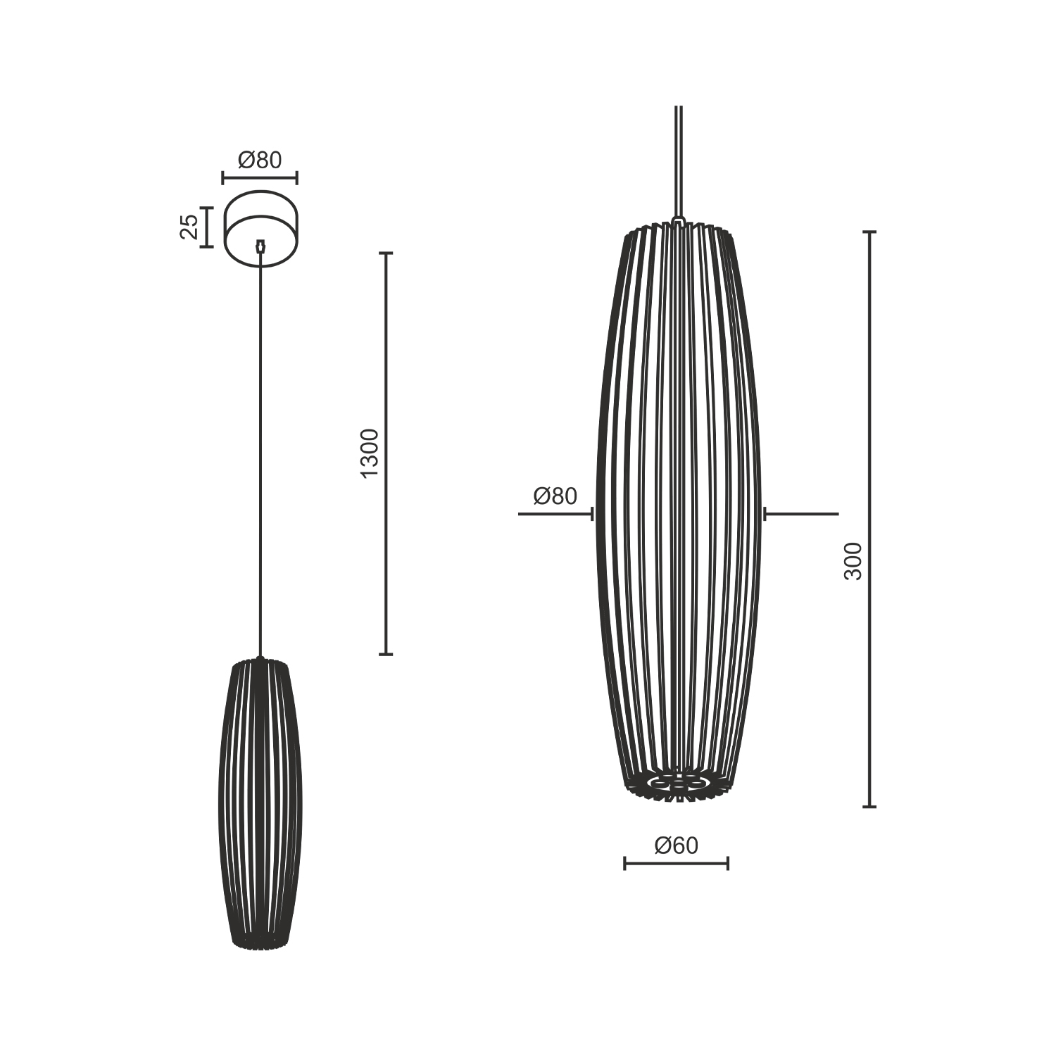 Подвесной светодиодный светильник Ledron LPL154 Black