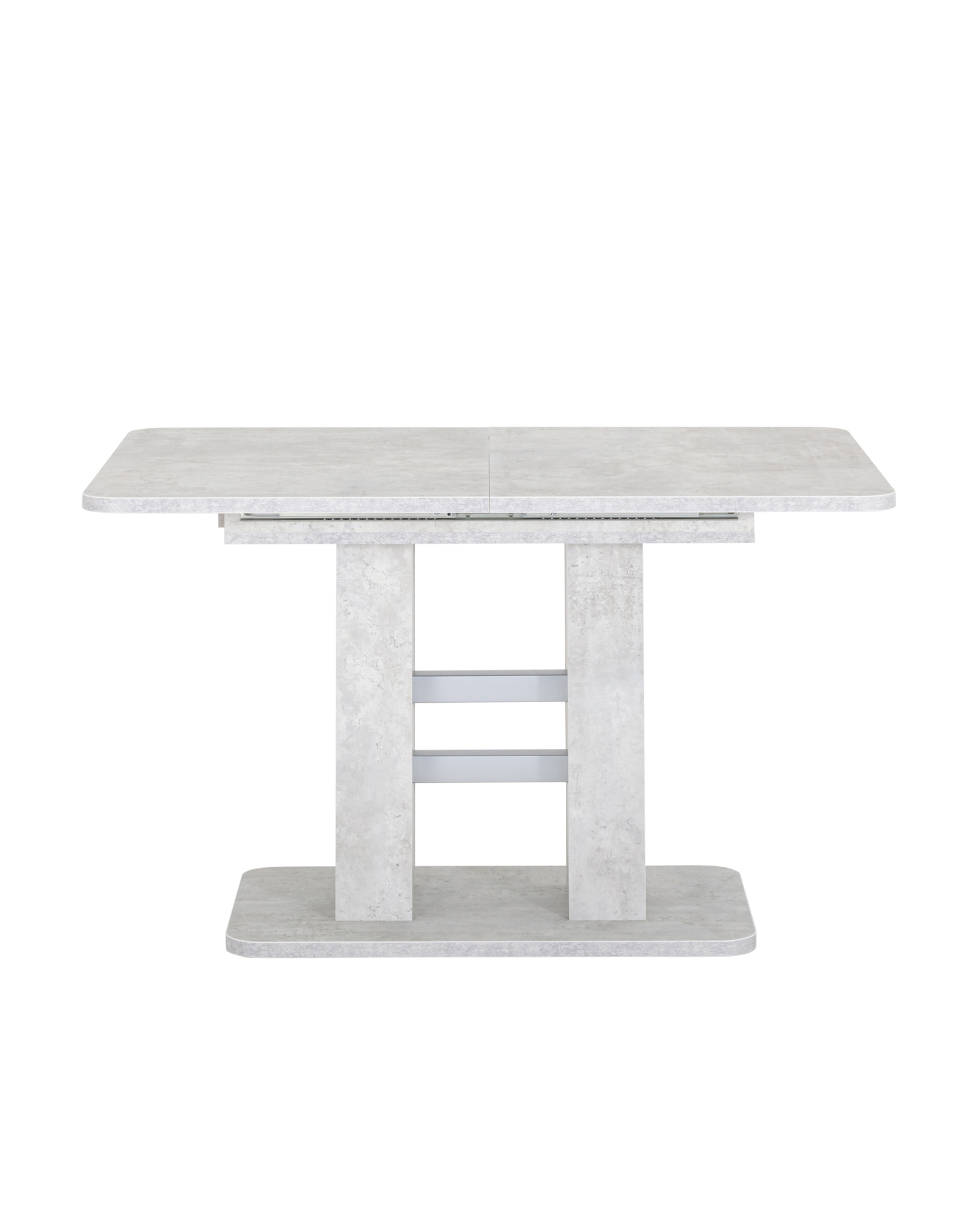 Стол Elephant раскладной 120-160*80 бетон/алюминий Stool Group