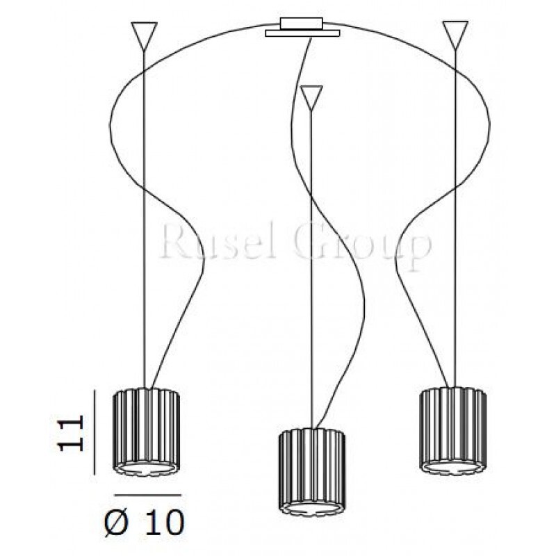 Подвесной светильник de MAJO CHARLOTTE S3D