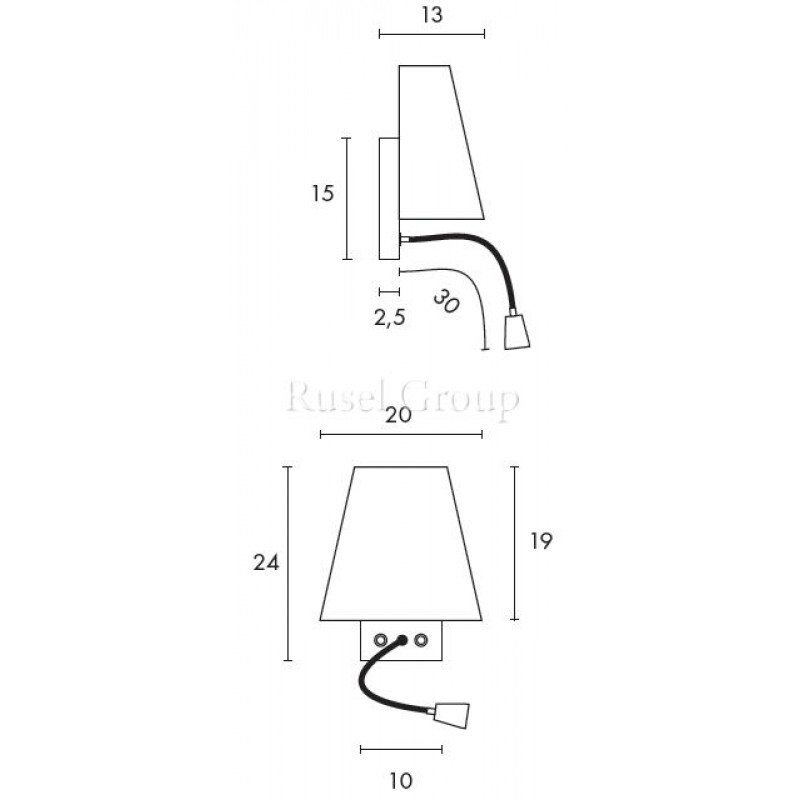 Настенный светильник SLV COUPA FLEXLED 149452