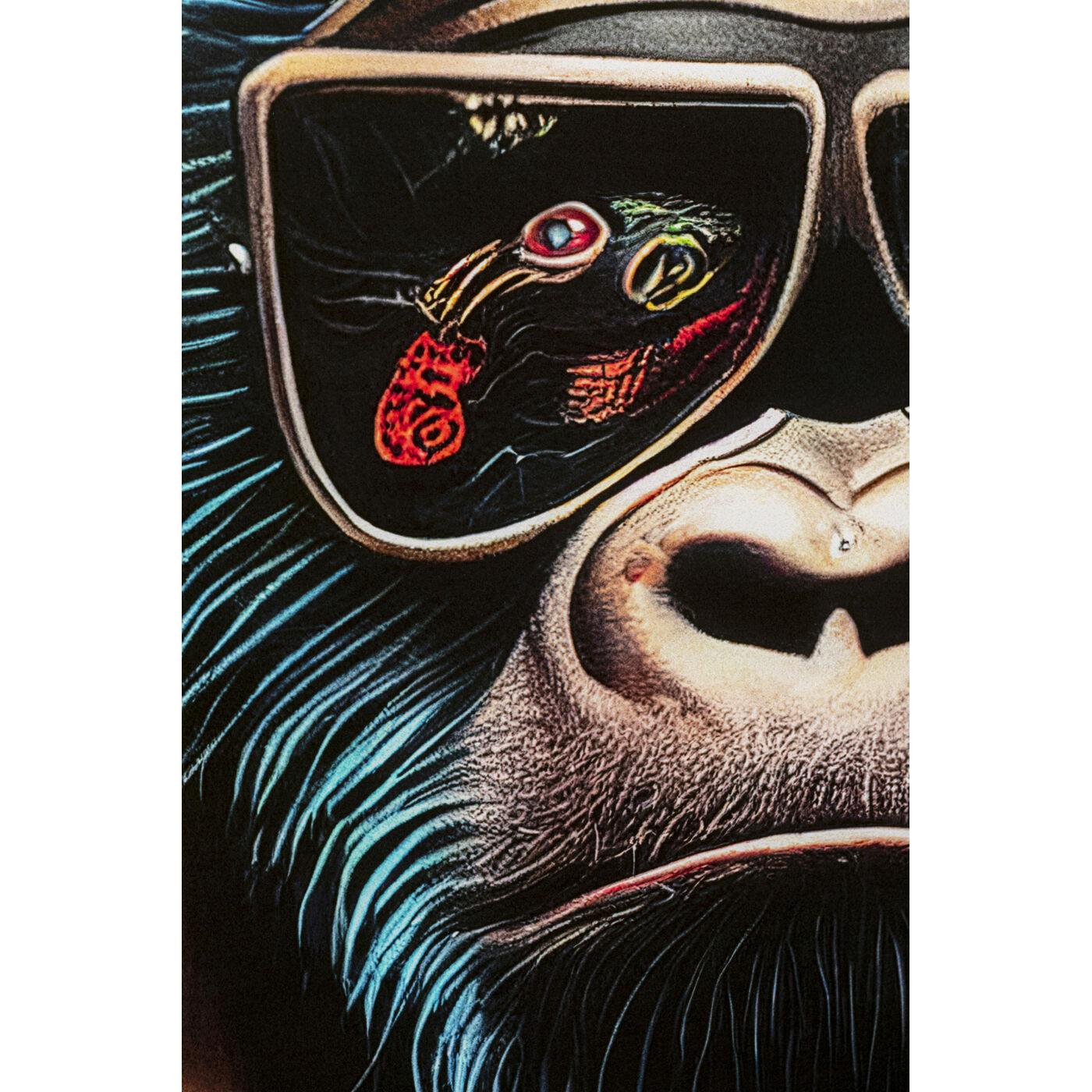 Картина стеклянная Fashion Gorilla 60x80 см KARE 57009