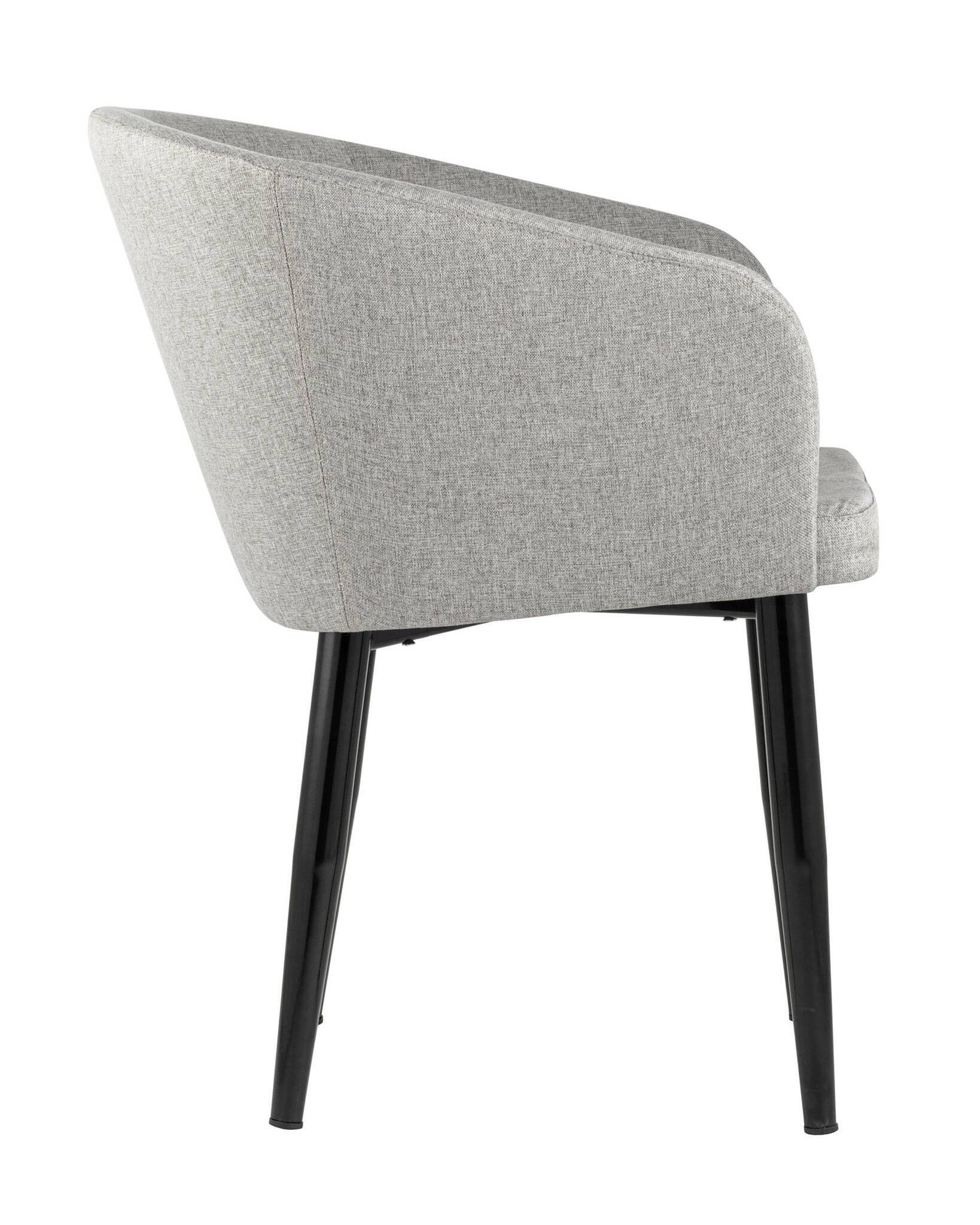 Кресло Ральф рогожка серый Stool Group
