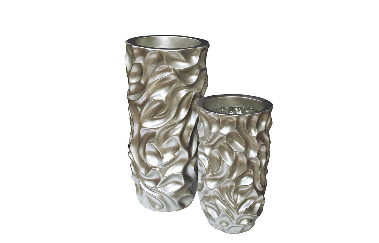 Кашпо серебряное Garda Decor ZS-C847-19