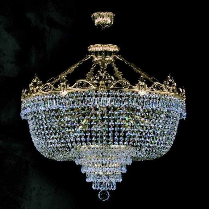 Люстра Artglass CORINA III. BRASS ANTIQUE CE