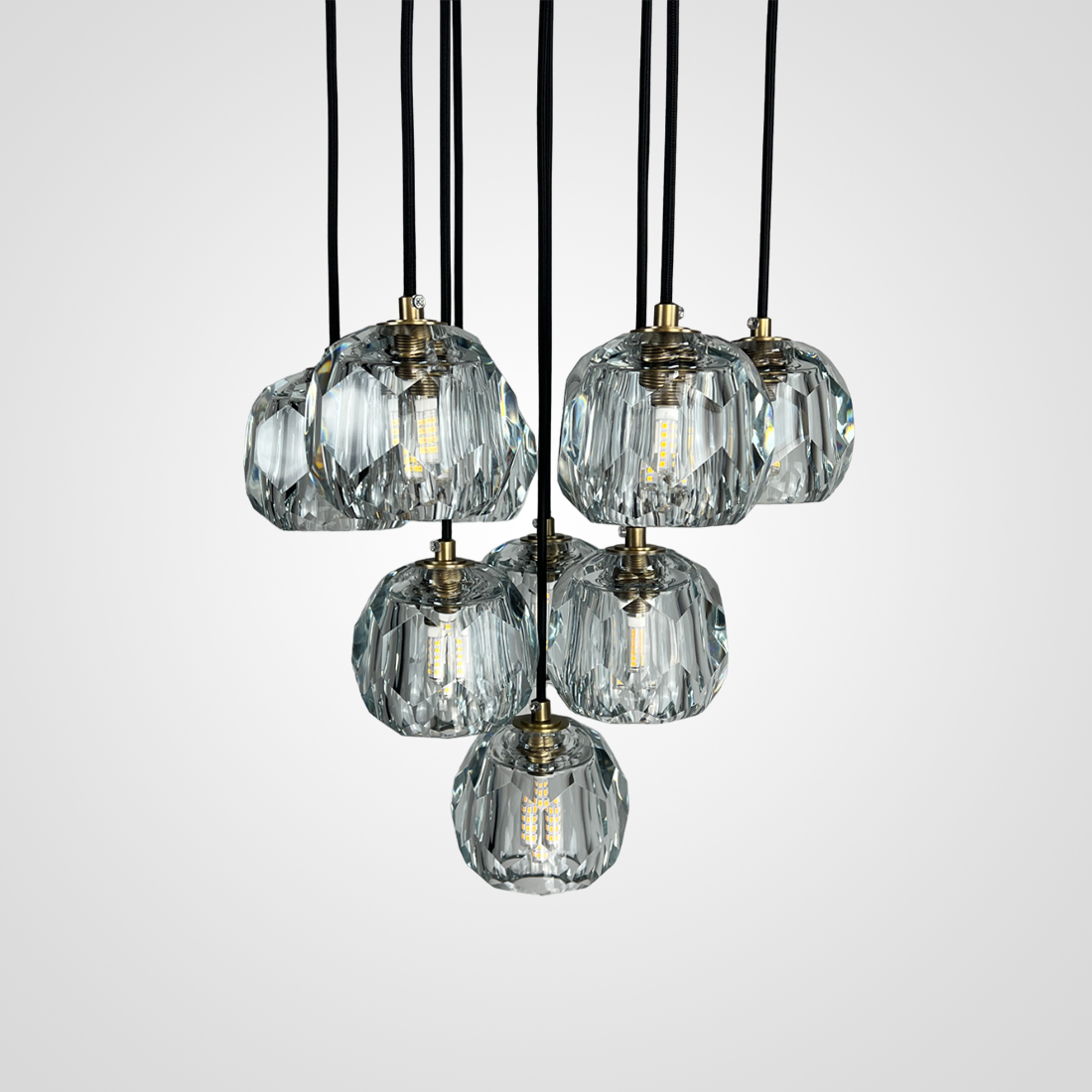 Люстра Boule De Cristal Round Cluster Chandelier 10 By Imperiumloft