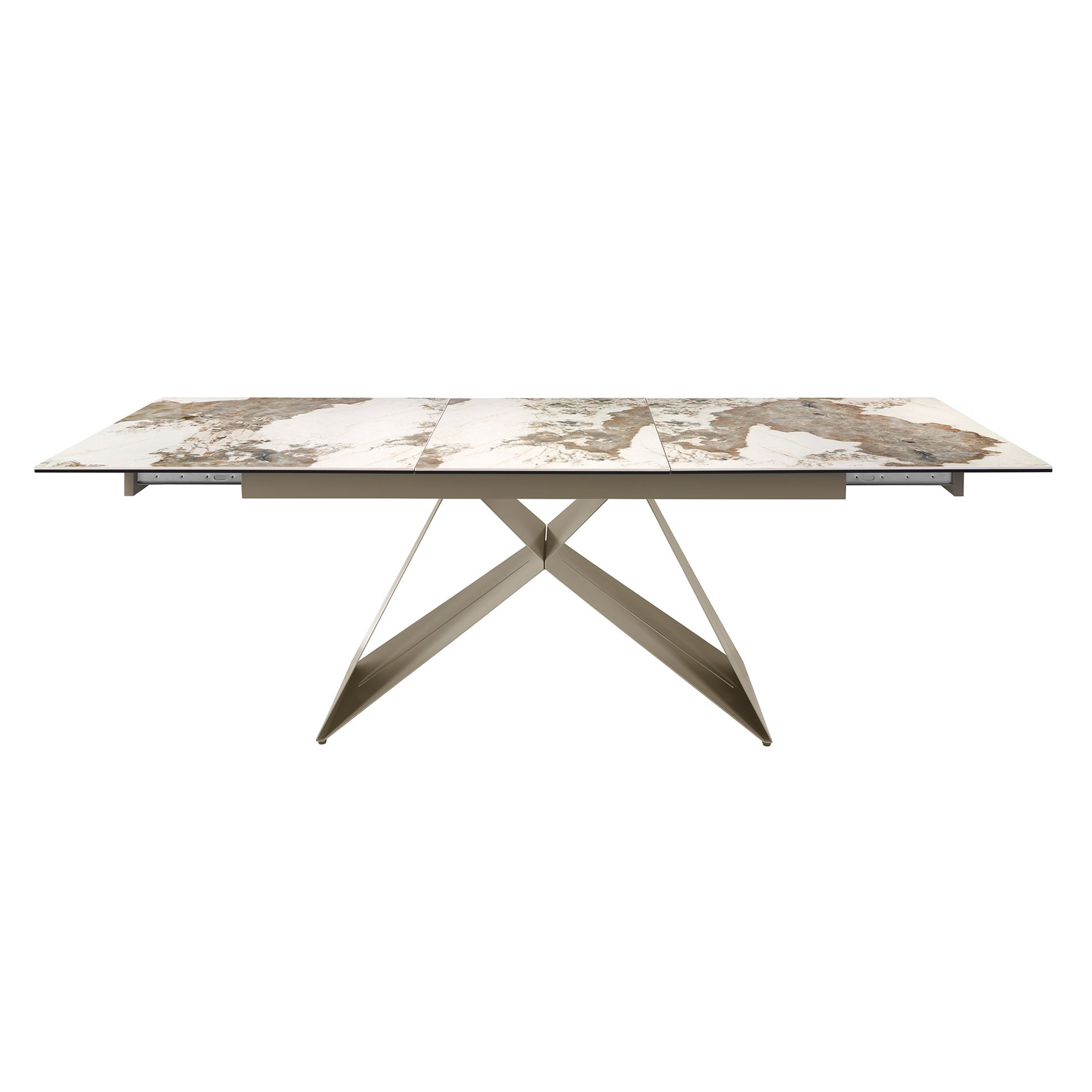 Раздвижной обеденный стол 1114/MC2207DT из мраморной керамики Angel Cerda