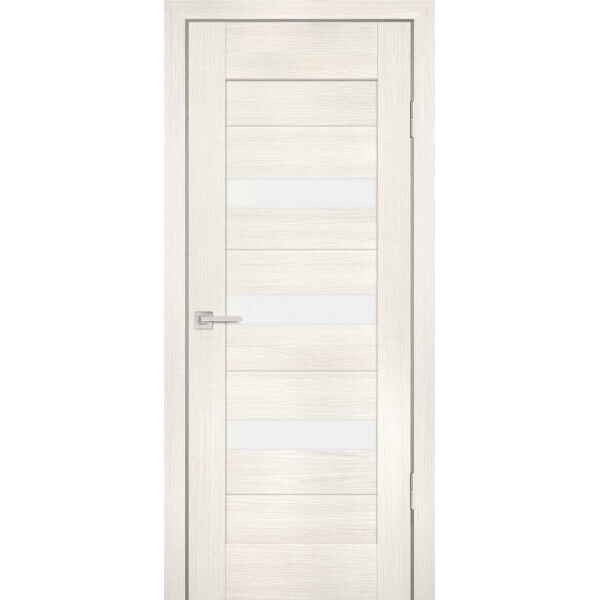 Межкомнатная дверь Graf PS-09 белый сатинат ЭшВайт Мелинга (1900 х 600)