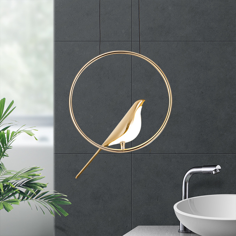 Подвесной светильник NOMI 3 gold black 3000К by ImperiumLoft