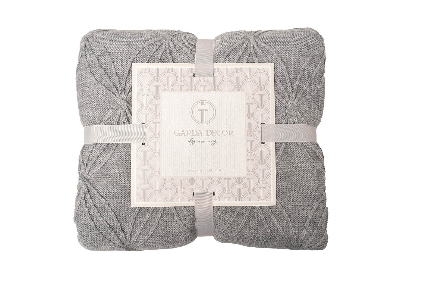 Плед Аура серый Garda Decor 104BP-PVAIT1420-SER