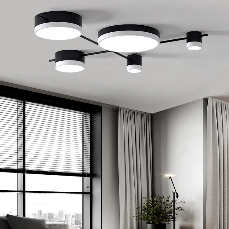 Потолочная люстра CHUTE С Black by ImperiumLoft