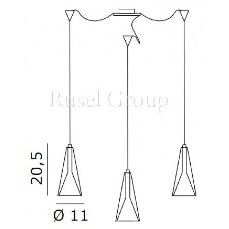 Подвесной светильник de MAJO LOLLI S3D