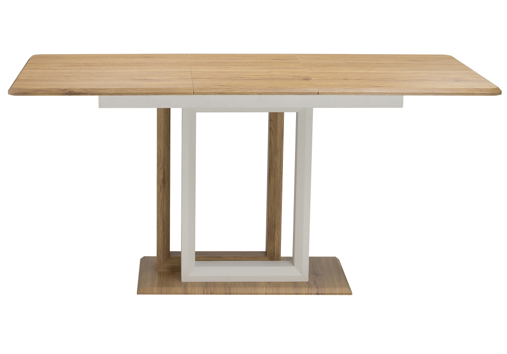 Стол деревянный Woodville Санса 120 дуб монтана / белая шагрень 462386