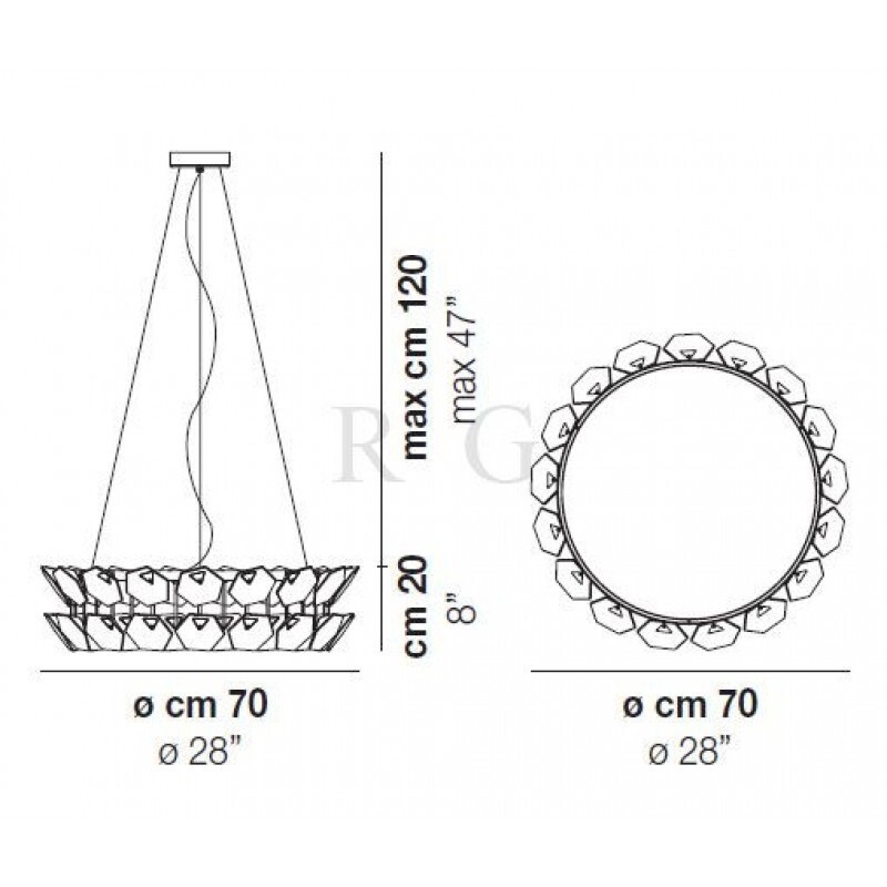Люстра Vistosi ARAL SP 70 V2