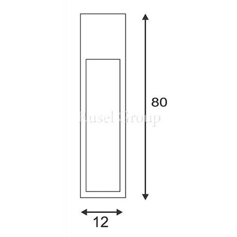 Уличный светильник SLV RUSTY SLOT 80 229411