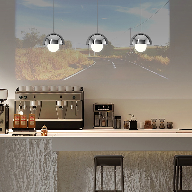 Подвесной светильник TEODOR TRIO Chrome by ImperiumLoft