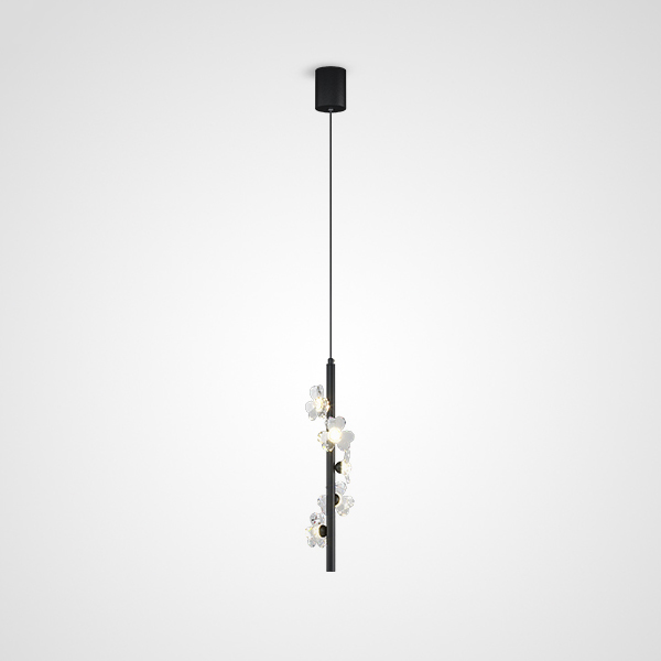 Подвесной светильник CAMILIA BW L5 Black by ImperiumLoft