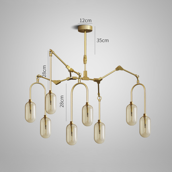 Подвесная люстра WILLOW 9 by ImperiumLoft