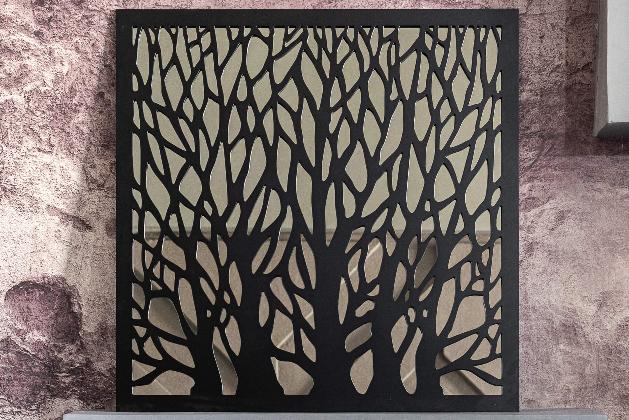 Зеркало BountyHome Trees Black mv434-black