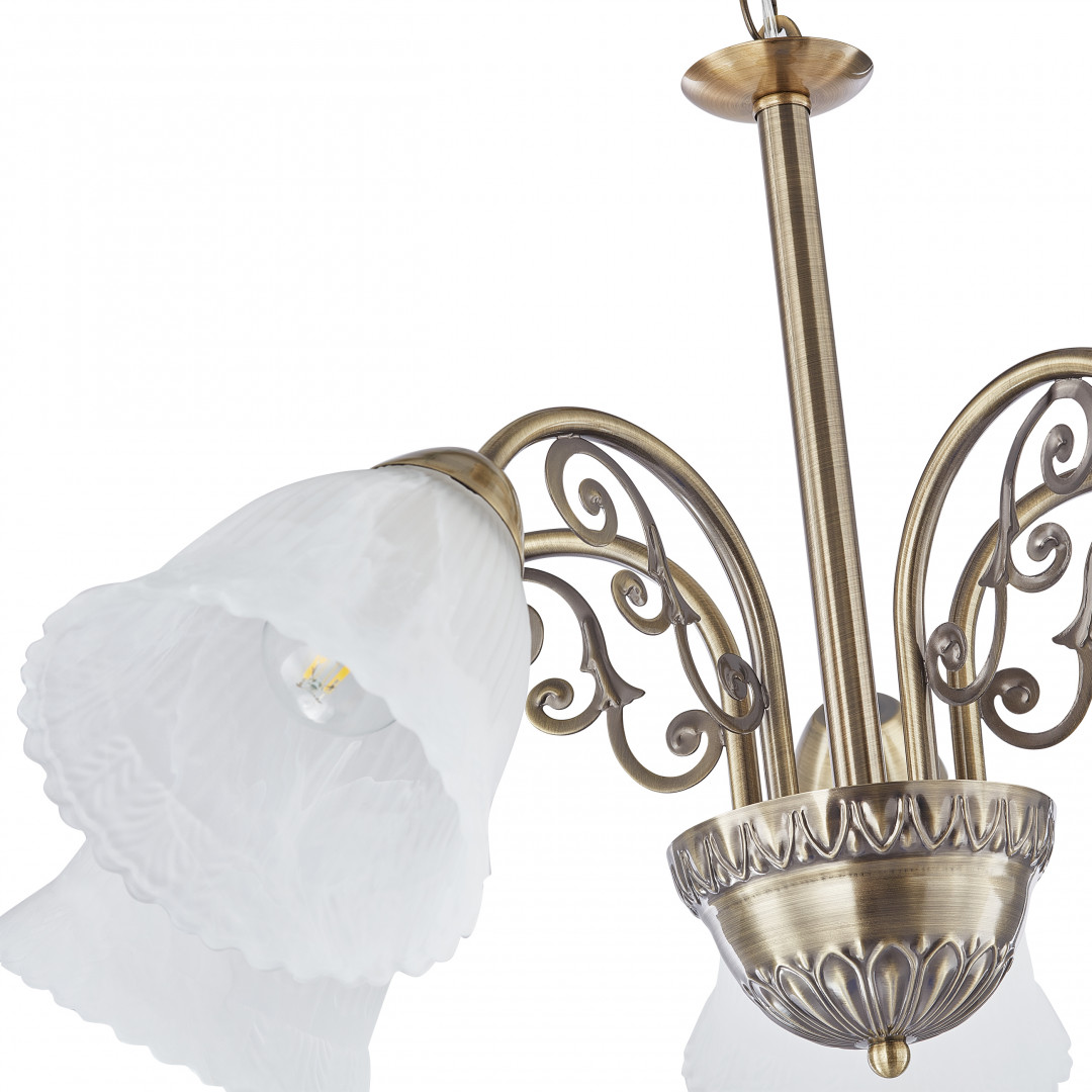 Люстра подвесная с плафонами 338544/5 AB Arte Milano