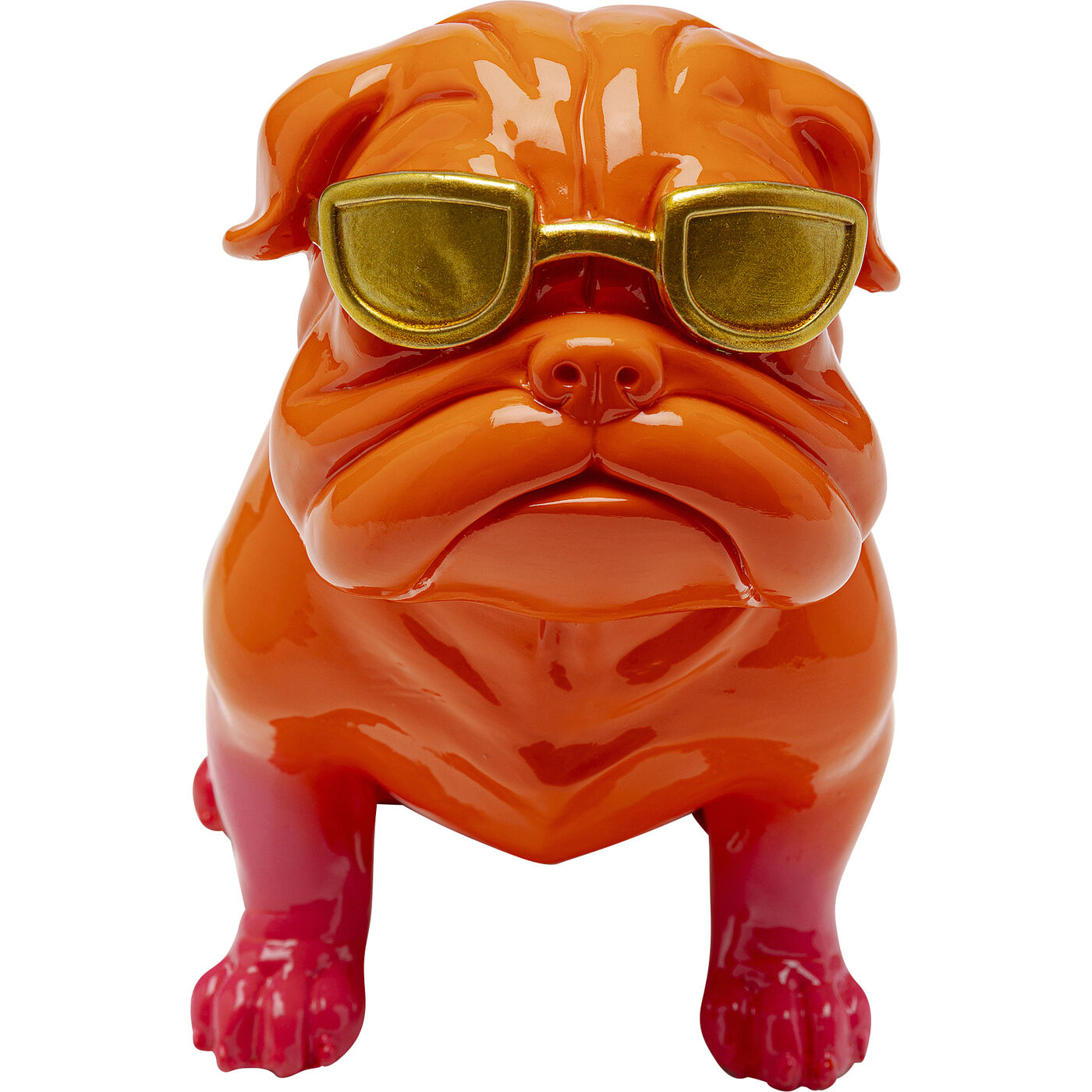 Фигура декоративная Fashion Dog Orange 17 см KARE 57056