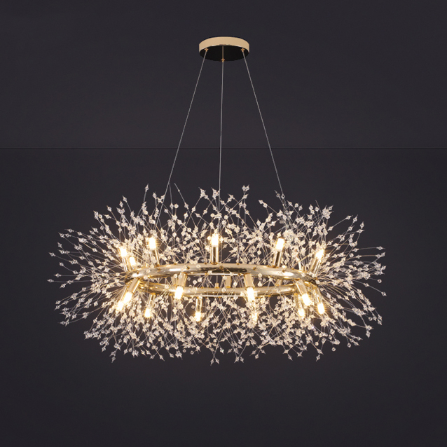 Подвесная люстра ROSALIA RING D100 by ImperiumLoft