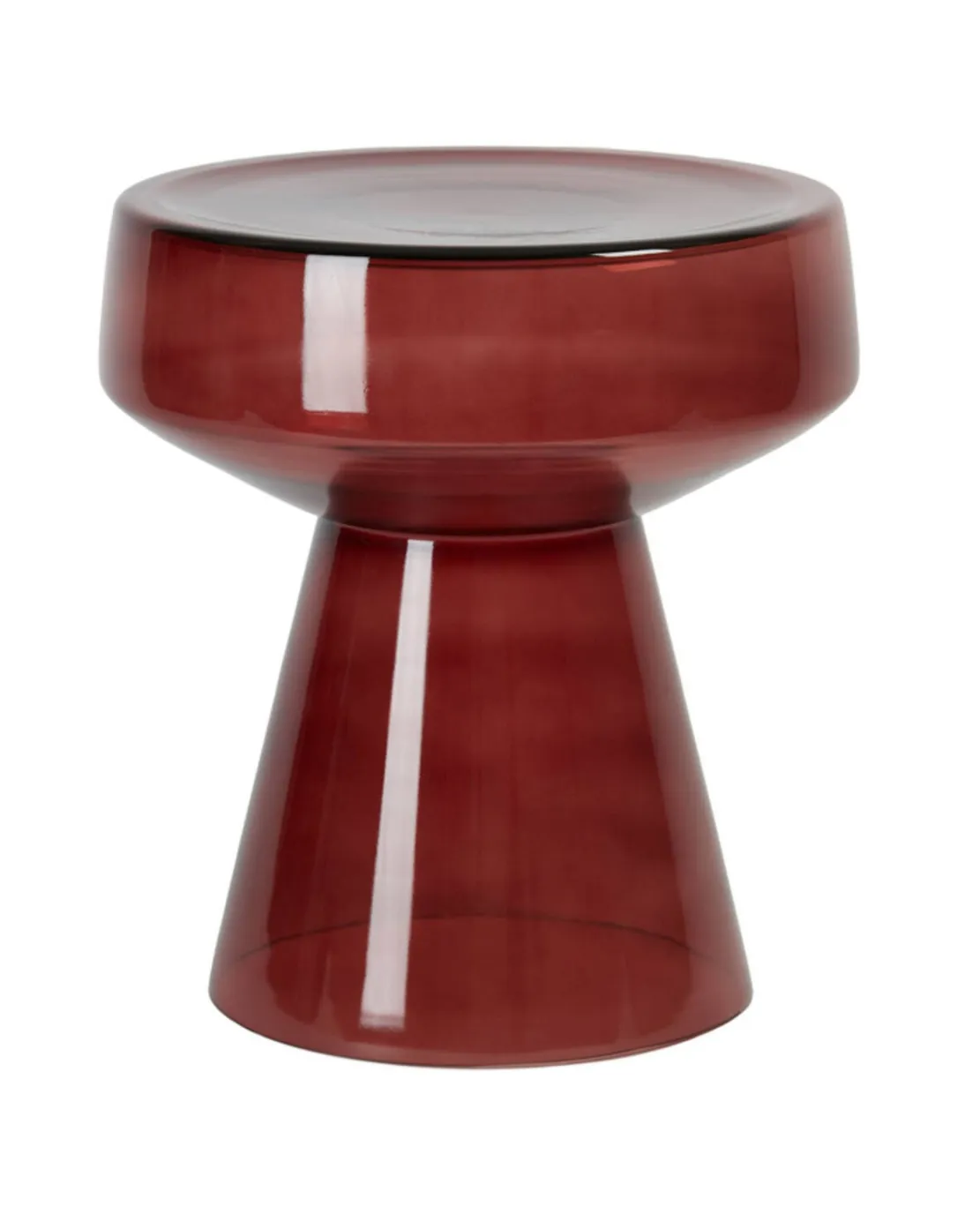 Бордовый приставной столик Флумс Louvre Home P3118XD