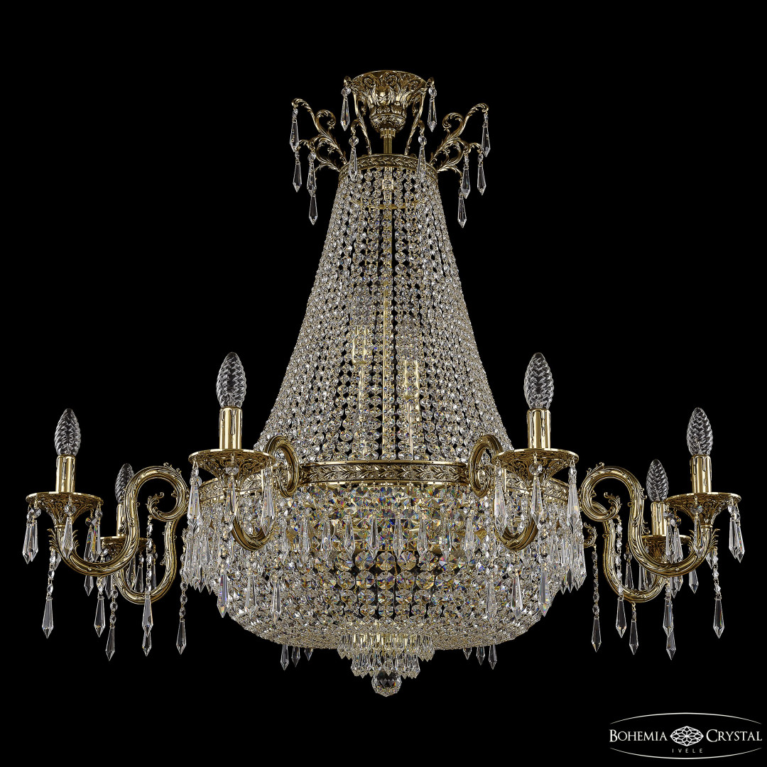 Люстра груша хрустальная 2127H203/8/100IV/Y1 GB Bohemia Ivele Crystal