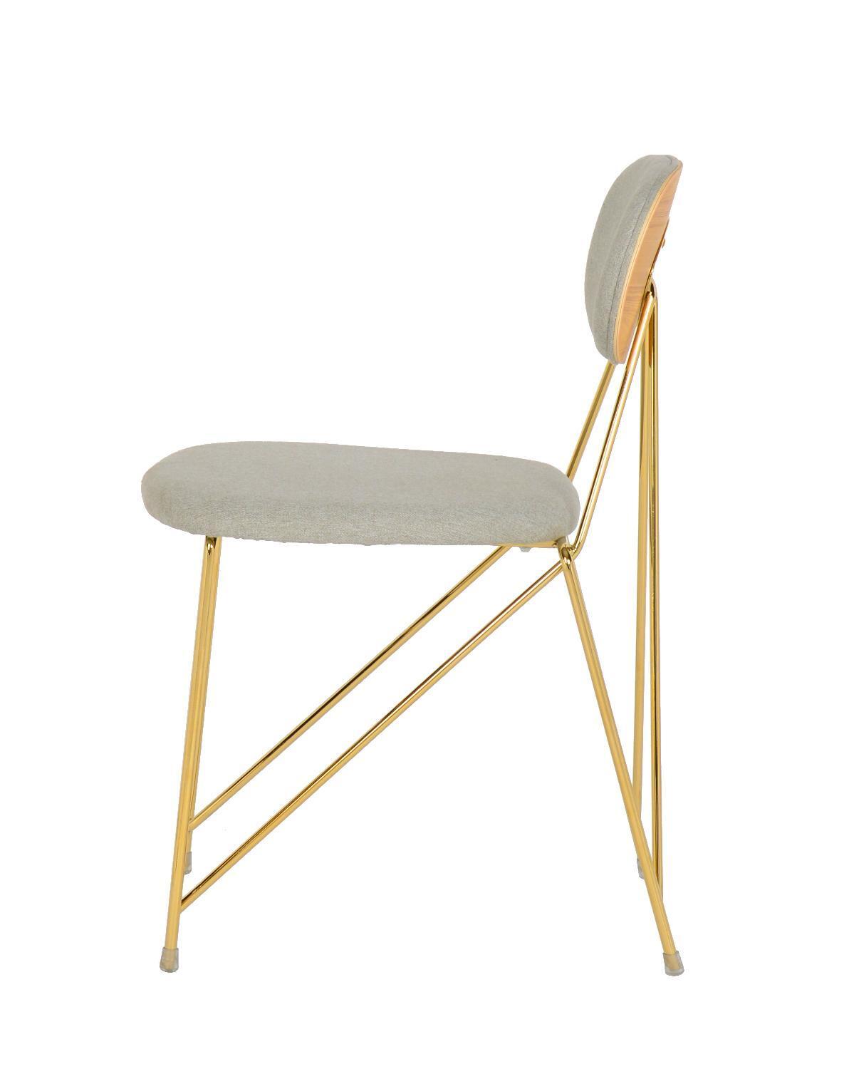 Стул Alice серый Bradex Home FR 0165